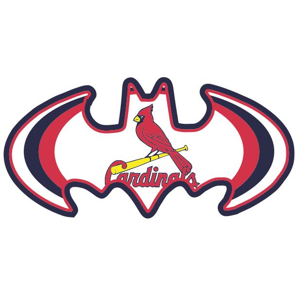 St. Louis Cardinals Batman Logo fabric transfer